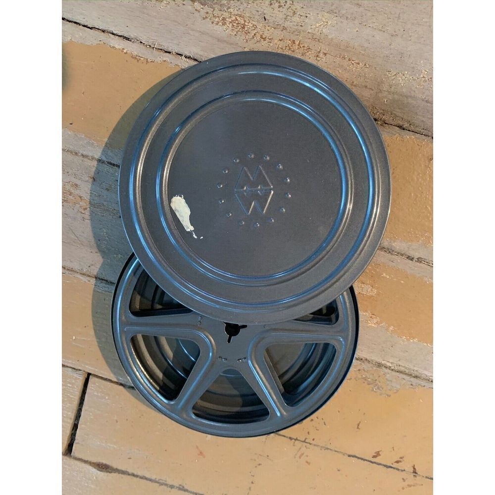Vintage Film Reel 8mm Canister With Reel